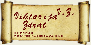 Viktorija Ždral vizit kartica